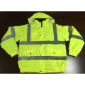 Reflective Jacket with Cap, Made of 100% Polyester Oxford Waterproof